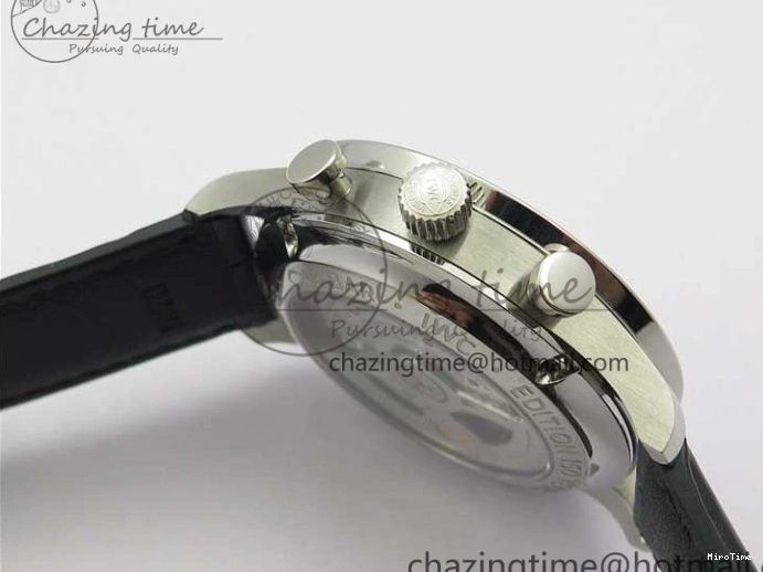 MIROTIME 0325 WeatherProof Portugieser Chronograph Edition “150 Years” IW371602 ZF 1:1 Best Edition White Dial on Black Leather Strap A7750 (Slim Movement) 7120